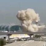 Пожар на аеродромот во Дубаи, откажани летови